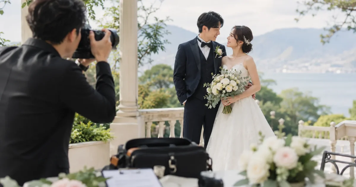 結婚式の前撮りはいつ・いくら？時期の逆算と費用相場、当日の流れを解説