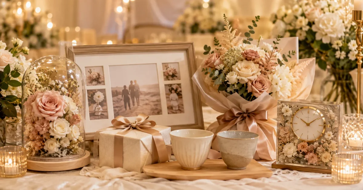 【保存版】結婚式で渡す両親贈呈品の選び方｜タイプ別おすすめアイデアと人気アイテムまとめ