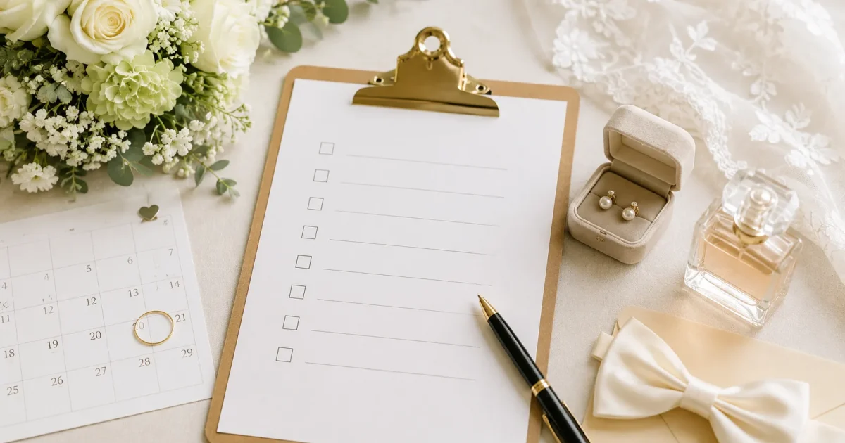 【保存版】結婚式当日までに確認しておきたい「忘れがちポイント」完全チェックリスト