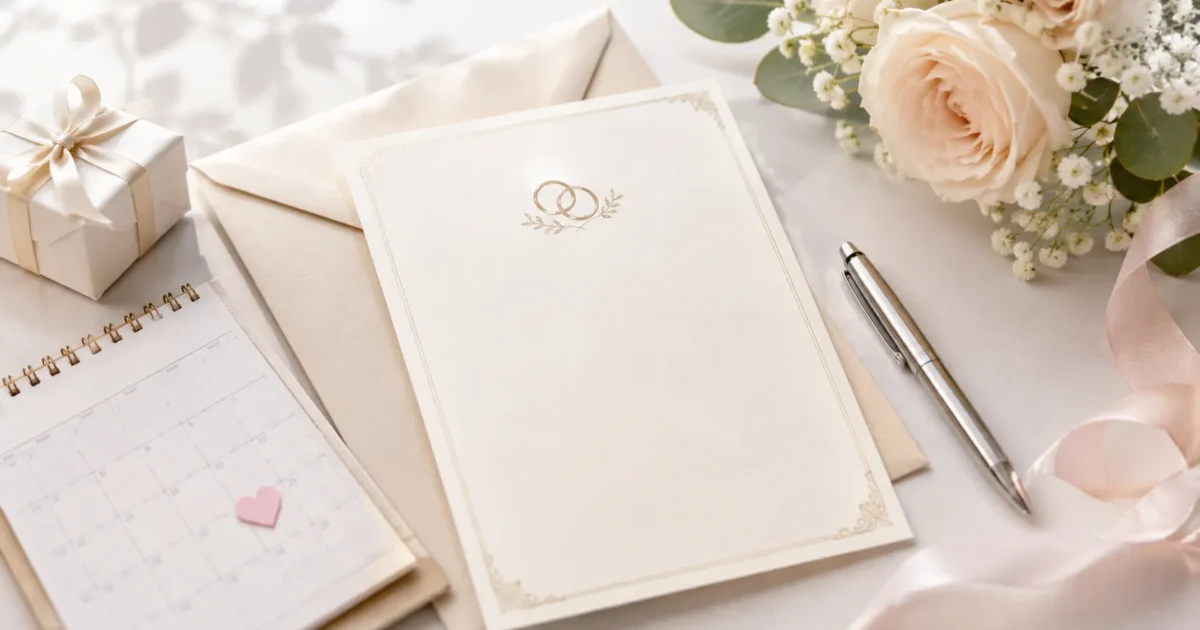 結婚式の招待はいつ伝える？友達には早めの連絡がおすすめ｜事前に伝える理由と例文