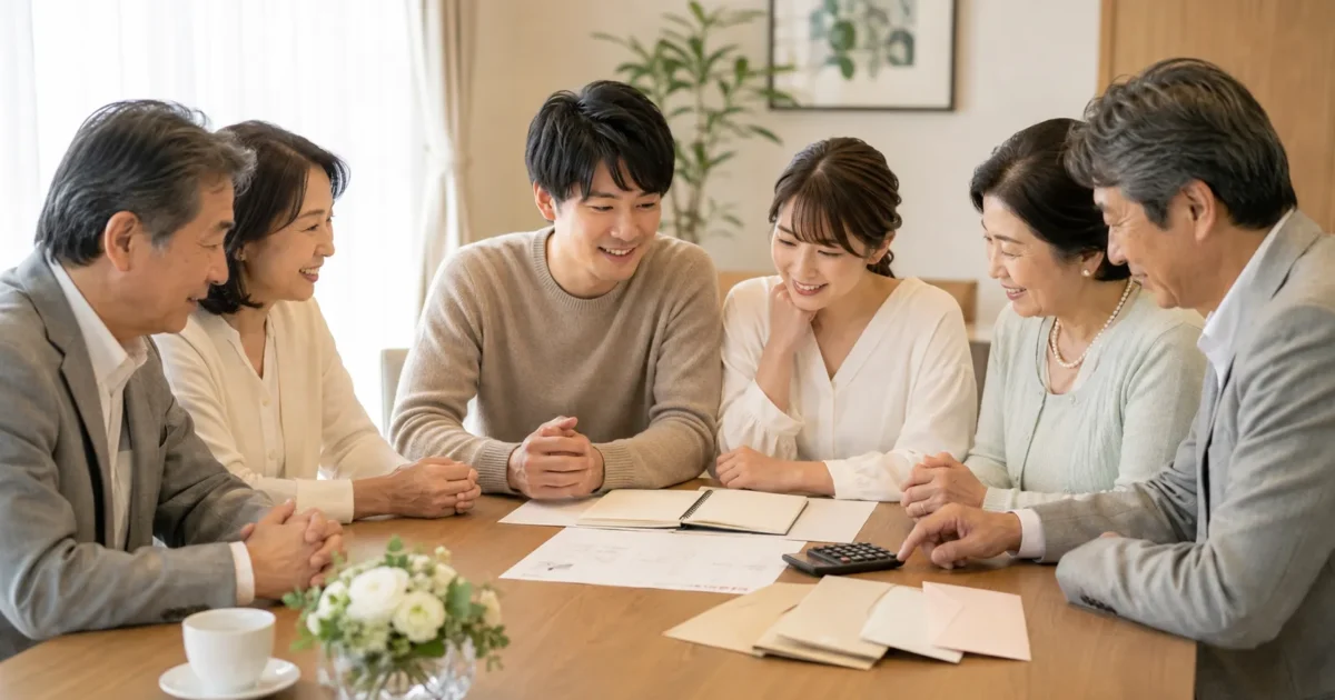 結婚式の費用は誰が出す？親からの援助と両家の分担の決め方