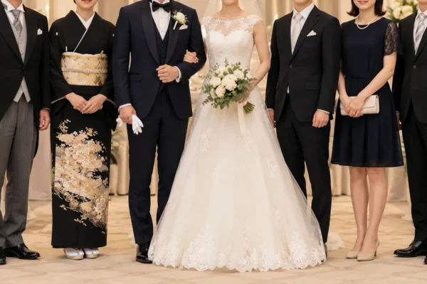 結婚式の親族の服装｜両親・兄弟姉妹・おじおば・いとこの立場別マナー
