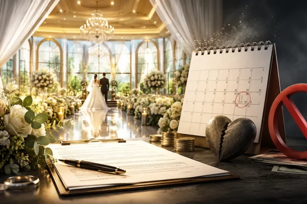 結婚式場を契約する前に確認したいこと｜キャンセル料や日程変更で後悔しないためのポイント