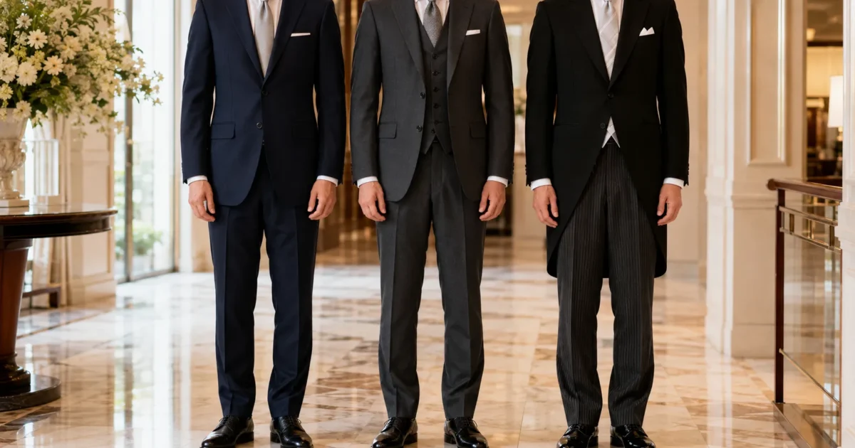 結婚式の男性ゲストの服装｜スーツ・ネクタイ・靴と立場別の格