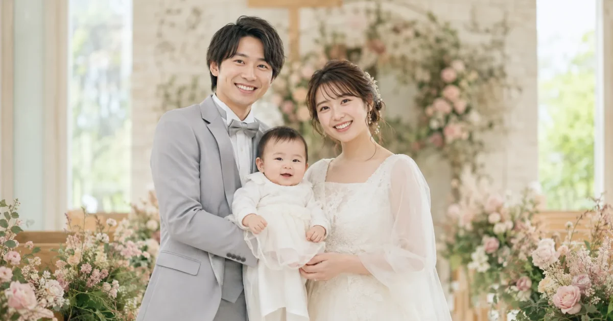 産後の結婚式はいつがいい？授乳中でも着られるドレスと赤ちゃん同伴挙式の注意点