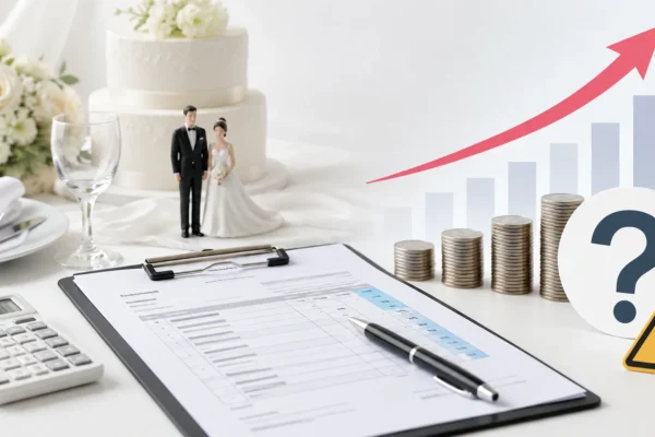 結婚式の見積もりはなぜ上がる？「項目が入っているから安心」は危険！契約前に確認したいポイント