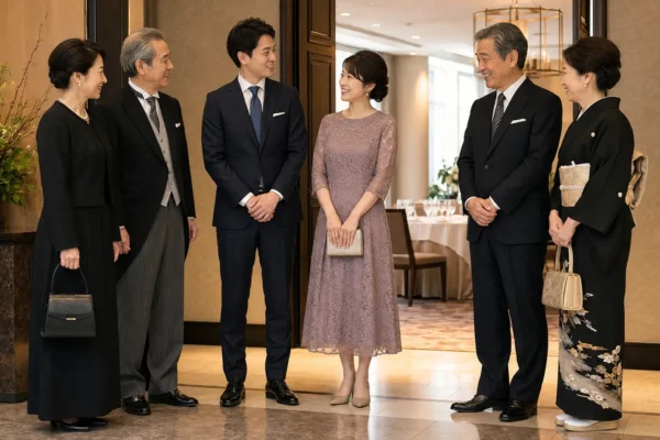 両家顔合わせの服装｜二人と両親の格のそろえ方・会場別の目安とNG例