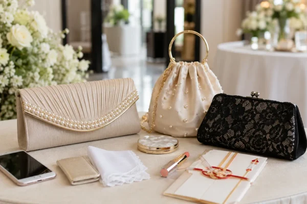 結婚式のバッグ、何を持っていく？お呼ばれドレスに合うパーティーバッグの種類＆選び