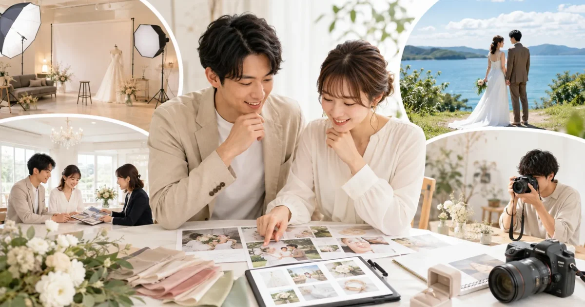 前撮りって何から始める？後悔しないために最初に決めたいこと＆4つの依頼方法を比較