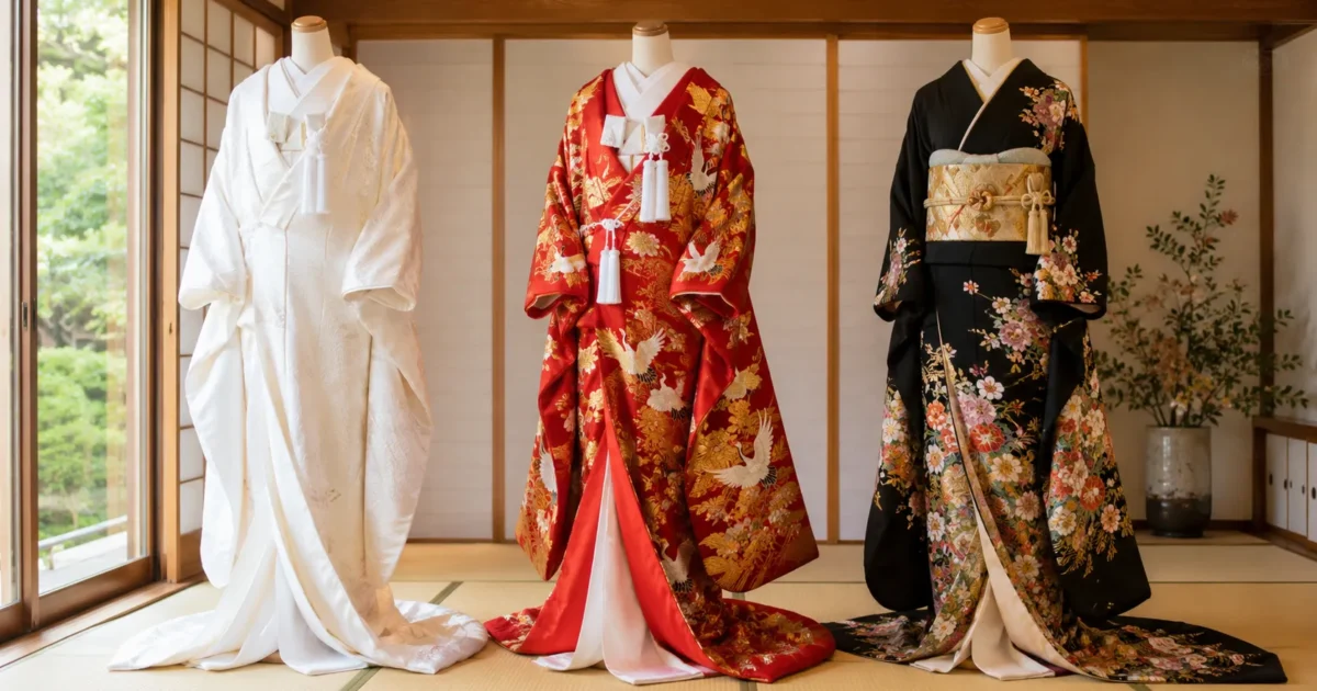 花嫁の和装｜白無垢・色打掛・引き振袖の違いと選び方