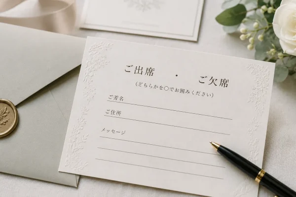 結婚式招待状の返信マナー｜書き方・期限・メッセージ例文を解説