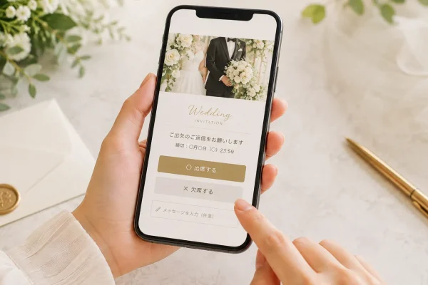 Web招待状の返信マナー｜期限・コメント例文・アレルギーや子ども同伴の伝え方を解説