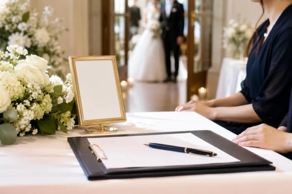 結婚式の受付をお願いされたら何をする？当日の流れ・マナー・持ち物・お礼まで解説
