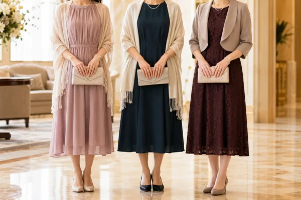 秋の結婚式の服装｜9月・10月・11月で変わる素材と羽織もののマナー