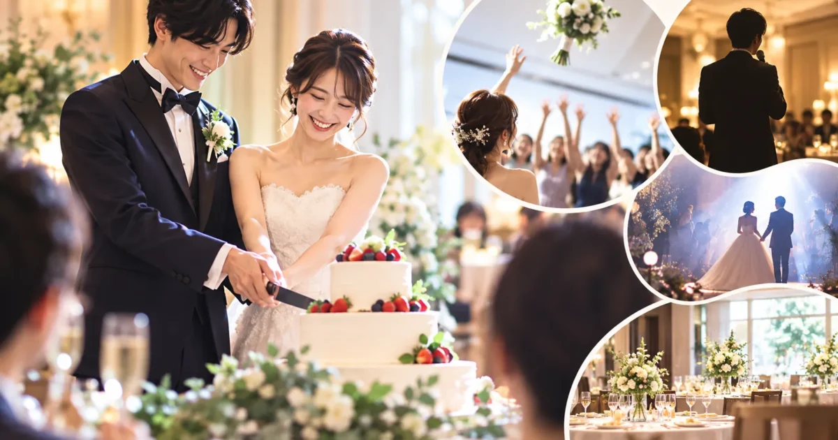 結婚式の演出、2割を超えたのはケーキ入刀だけ｜4位は「演出をしない」18.0%