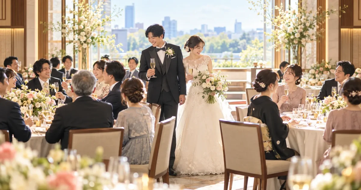 結婚式のゲストは夫側24.5人・妻側23.0人｜人数は合わせなくていい、という実測