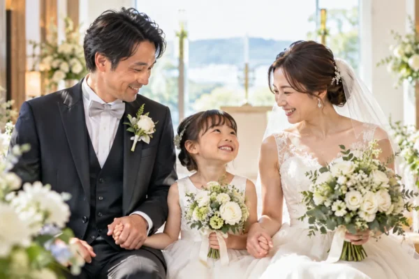 再婚・子連れで結婚式を挙げる｜結婚時に子どもがいた人は19.5%、40歳以上は45.8%
