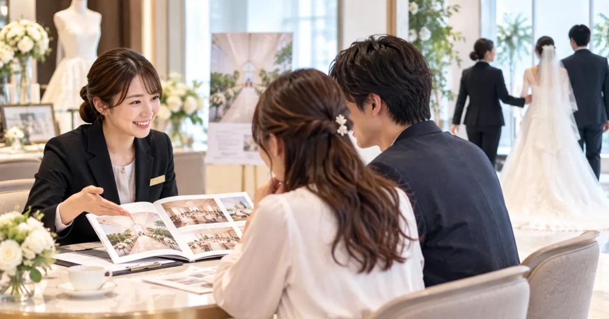 式場見学の担当者は契約後も同じ人？｜75.5%は同じ、4組に1組は変わる