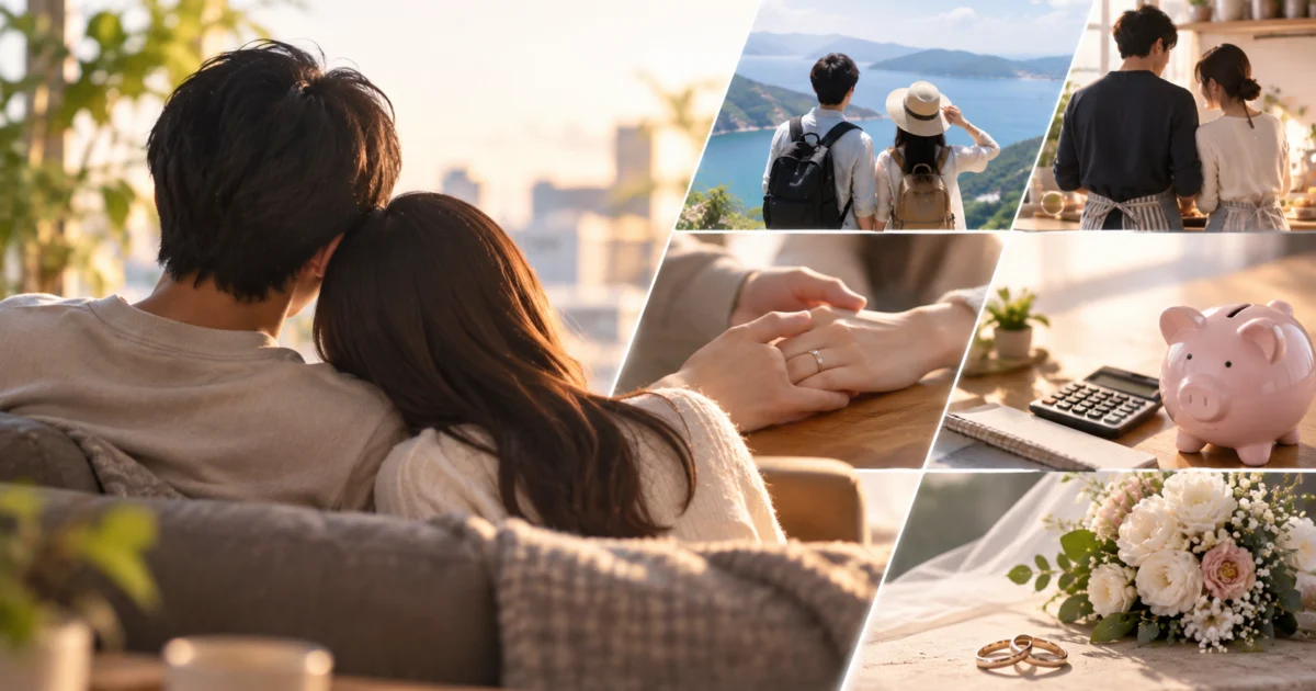 結婚を決めたきっかけ｜「一緒にいたい」48.3%、「お金がたまったから」は1.5%