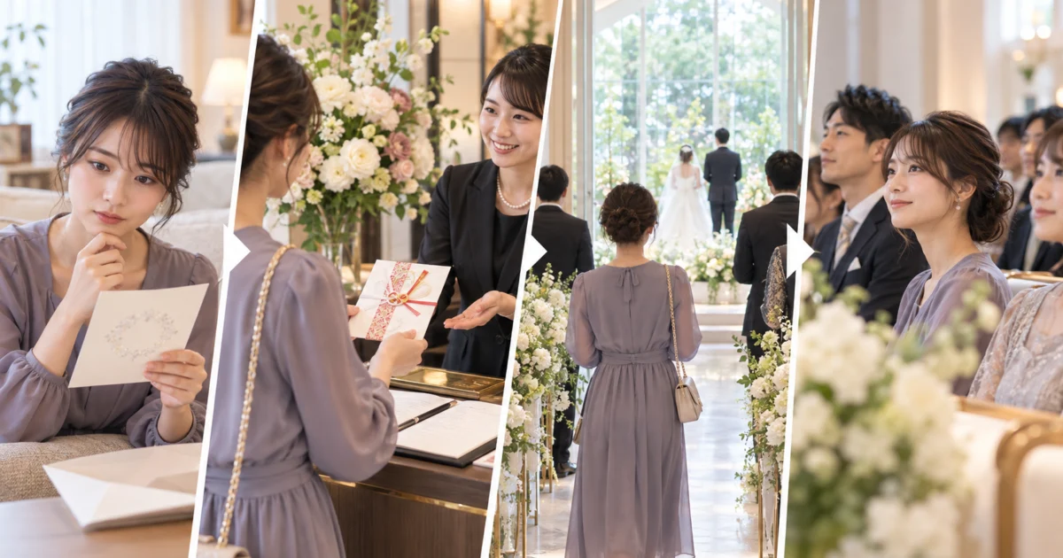 結婚式に出たことがない人が23.9%｜社会人になってからの出席回数と、初めてでも困らない順番