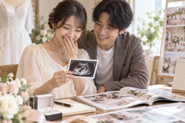 結婚式の準備中に妊娠したら｜5人に1人が経験、早めた22.0%と遅らせた21.3%
