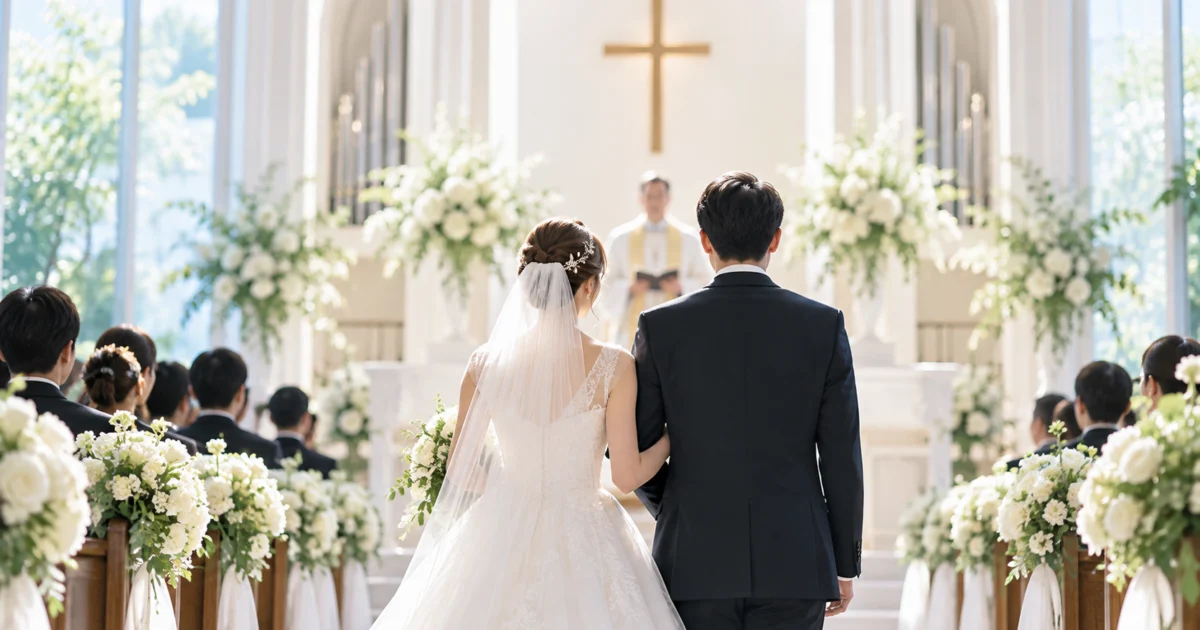 キリスト教式36.2%なのに教会で挙げたのは4.1%｜挙式会場の54.7%は結婚式場