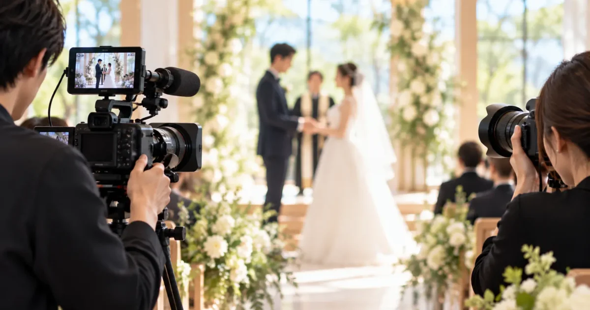 結婚式のビデオ撮影、撮らなかった人は42.6%｜写真は70.7%が撮影、費用は平均14.7万円と16.0万円